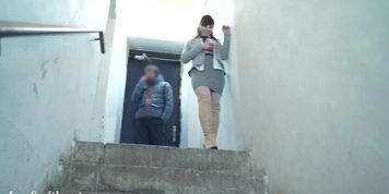 Naked Jeny Smith is Hiding and sneaking in the lost corridors