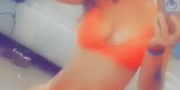 Hot blonde super tease perfect body