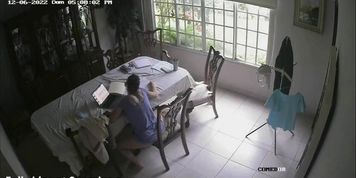Ipcam &ndash; French Teenager Masturbates With The Chair - French Petite