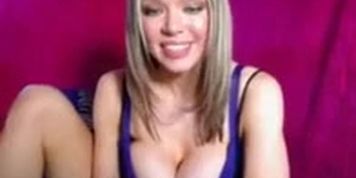 Hot Cam Girl Teasing Her Big Boobs