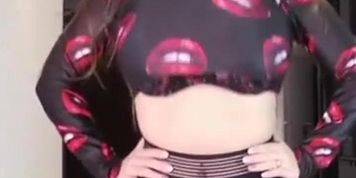 Bouncing huge tits