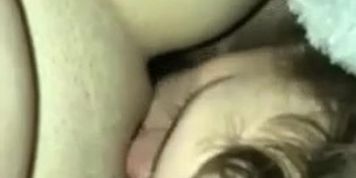 Girl get ate out on couch 
