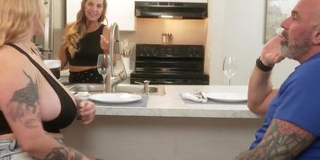 All In The Step-Family S1E1 Big Titty PornStar Skylar Vox Fucks Cheating StepDad