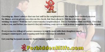 Asian MILF Fucks Guest & Teen Daughter makes Forbidden Threesome