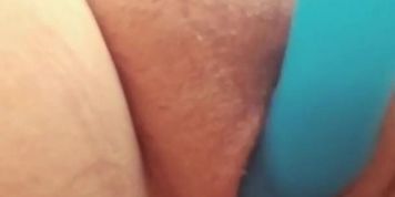 TiffaniLynn fucks and plays with her pussy until it drips creamy cum