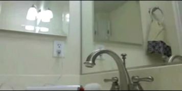 Girl interrupted in the middle of orgasm