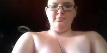 Fat Girl With Glasses Gets Naked
