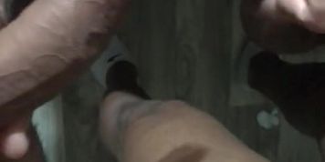 White stud crams two latin cocks in his mouth Latin leche