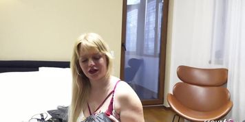 German Scout - Big Butt Blonde Milf Anna Lynx Pickup For Fi...