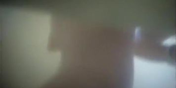 Long-legged young skank gets filmed while changing after th