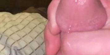 Huge White Dick Dumps Huge Load In Slow Mode (Up Close)