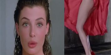 The Woman In Red - Kelly LeBrock - Upskirt legs - try not to cum challenge