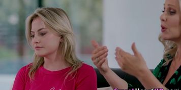 Chubby Lesbian Babe Eats out In 69