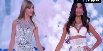 Lily Aldridge Underwear Scene  in The Victoria'S Secret Fashion Show 2013