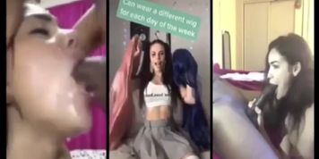 TikTok egirl is a HUGE slut for BBC
