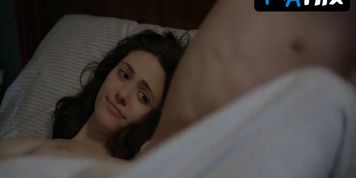 Emmy Rossum Breasts Scene  in Shameless