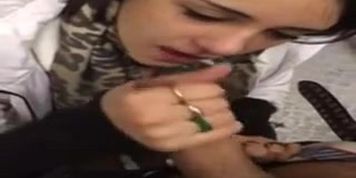Muslima Giving Head in a Glass Elevator!!