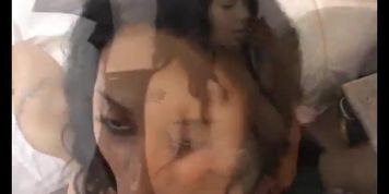 black chick creampie