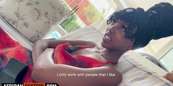 This BUSTY 18YO EBONY begged for it gentle, I ended up RAILING her TIGHT PUSSY