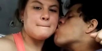 Beautiful Thick Colombian bitch fucking and sucking cock on public parking