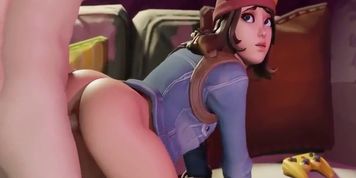 Fortnite &ndash; Skye Sofa Sex w/Sound (Angelababy, Stacy Keibler)