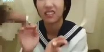 Jk Sg On Knees In Toilet Reluctant Cock Cheese Bj Clean Up Job (Censored)