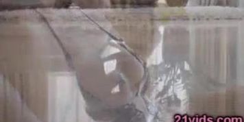 Sweet blonde Andrea Francis riding dick (Camilla Krabbe, Sexy couple)