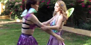 Big tits fairy Bunny Colby got 69 position with shemale Lena Moon