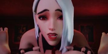 Ashe Dominates Brigitte (Anette Dawn)
