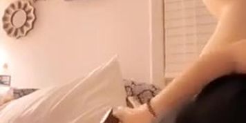 BBW fucks tight wet pussy with realistic dildo