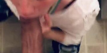 Big cum shot blow Job