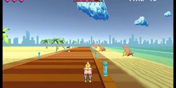 Roller girl [ HENTAI Game PornPlay ] Ep.1 PUBLIC CREAMPIE and 69 at the beach joi