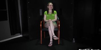 Gloryhole Secrets - Skinny Babe Gets Cum In Her Mouth At The Gloryhole - Petite Deepthroat (Li In)