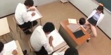 japan teacher get pleased in class (Kana Morisawa, Kanako Iioka)