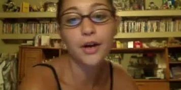 Nerdy Teen Gets Fucked In High Heels On Webcam