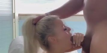 Onlyfans Blonde Blowjob POV Doggystyle