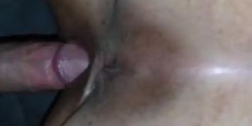 Bbw pawg wife doggystyle creampie