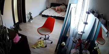 Kamila teases Danildo and sucks his dick