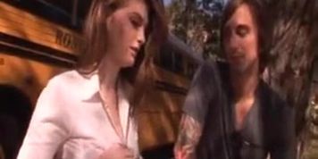 Faye Reagan fucked in bus