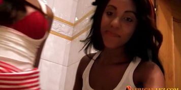 Black African Lesbian Slut Loves Licking Big Natural Tits (Real Couple)