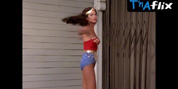 Lynda Carter Breasts Scene  in Wonder Woman