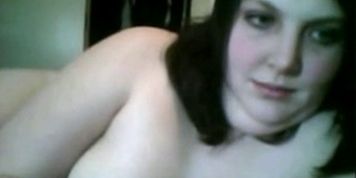 BBW Plumper Ex GF stripping and playing with her Pussy