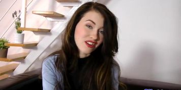 Cocksucking polish beauty spanked by oldmale