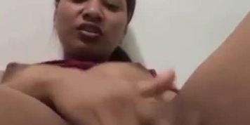 Horny Girl Masturbating On Video Call