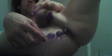 Tasting My Own Asshole Anal Beads (5th or 6th Cummshot in Under 8 Hours)