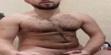 Bating in a shower