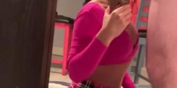 Tranny Sucking off straight construction worker link in bio