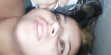 Quick anal from boyfriend, going in deep into a teenager latina