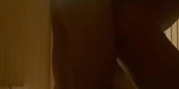 Hidden camera at gym sauna