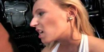 GIRLS IN CONTROL - Blonde mistress spanking her man (Lovely mistress)